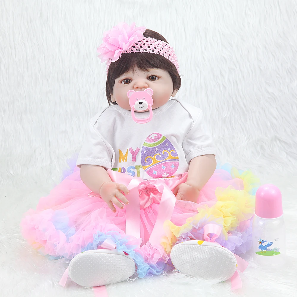 Популярный силиконовый реборн Forrsdor 22 дюйма в стиле Виктория|lifelike baby|baby dollbaby dolls
