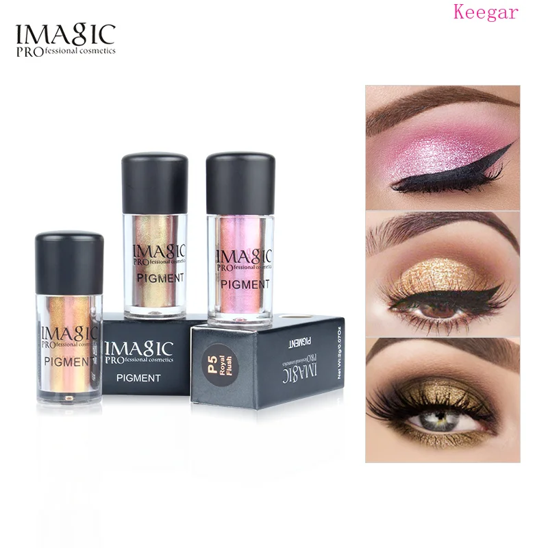 IMAGIC 9 видов цветов Палитра теней с блестками пигментные тени для век макияж