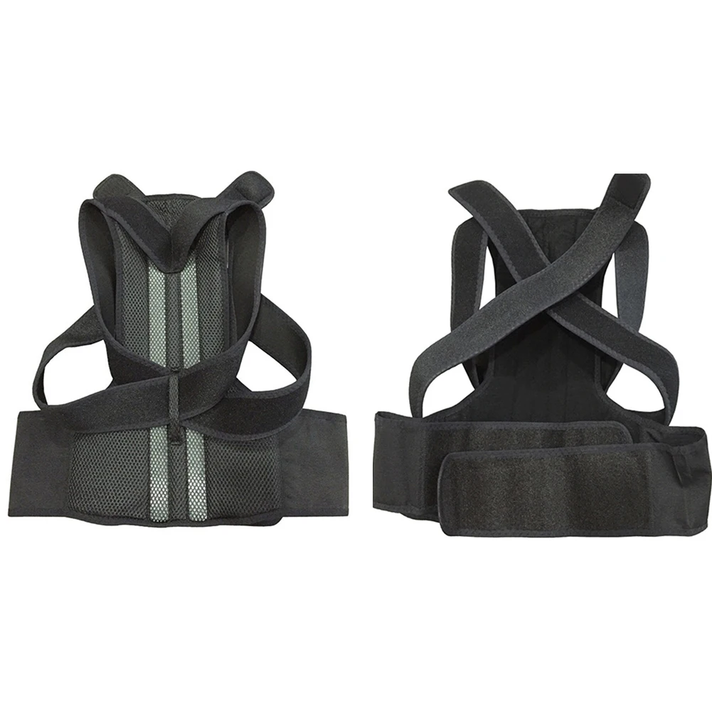 Для взрослых фиксация спины Магнитный корсет Корректор осанки Brace Назад Плечо