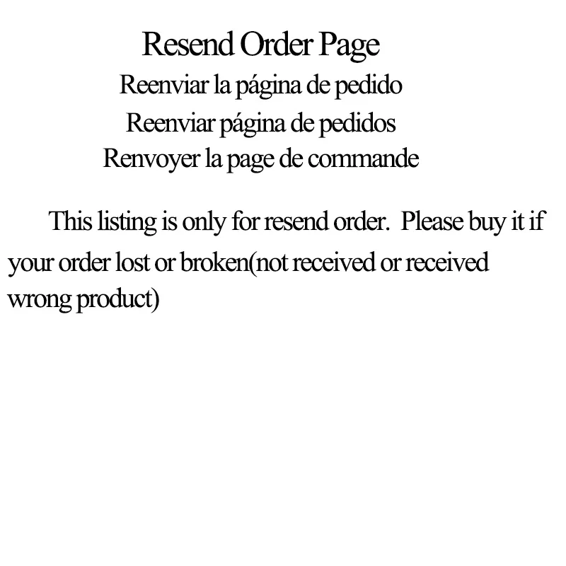 

special link resend or addtional fees and products.