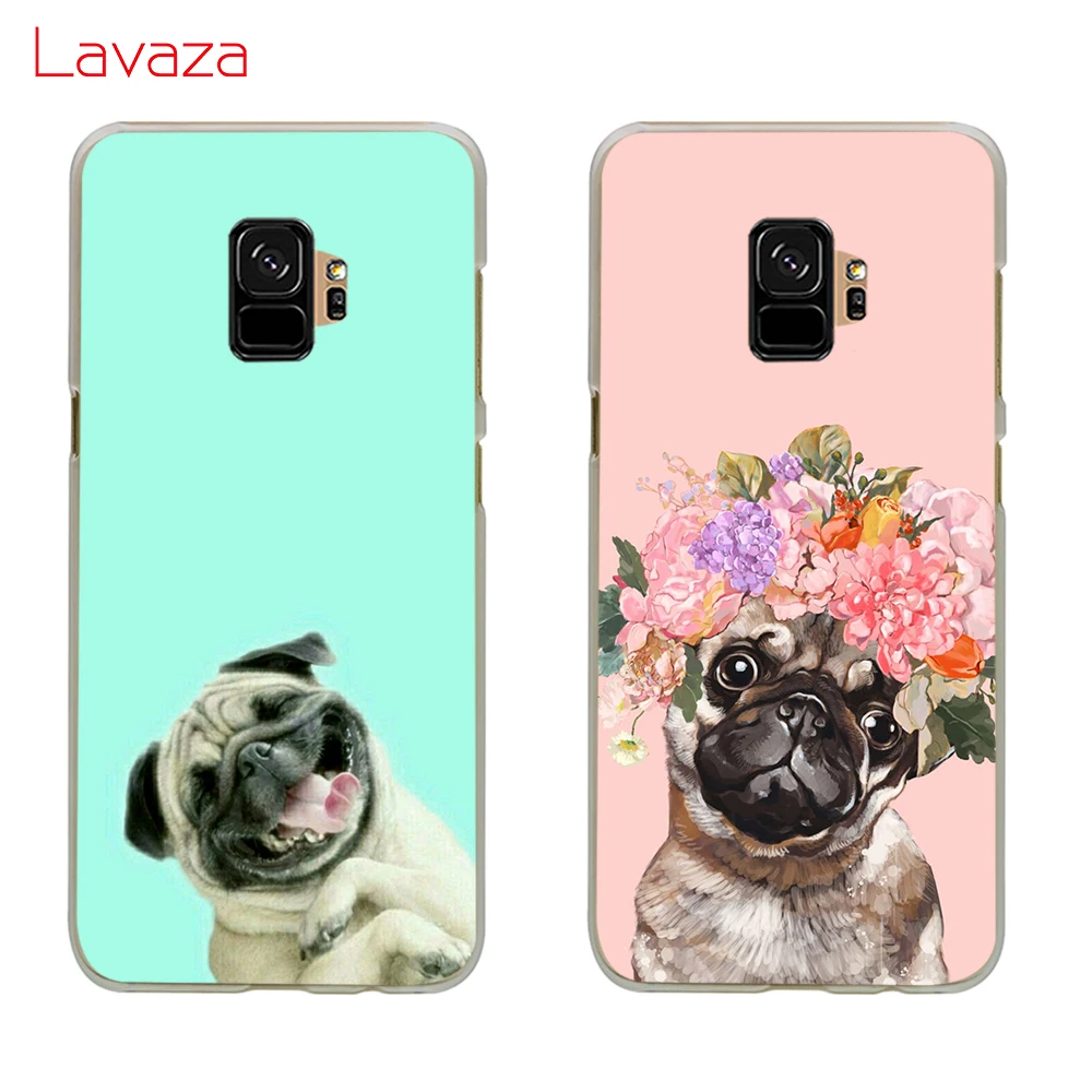 Твердый чехол для телефона Lavaza Animal Cute Pug Dog Samsung Galaxy A10 A30 A40 A50 A70 M10 M20 M30 | Мобильные