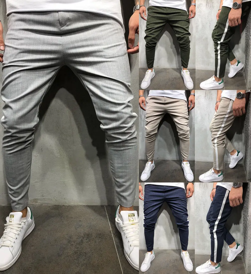 Fashion Casual Sportwear Pencil Pants Men's Jogger Slim Fit Streetwear Mens Track Jogging Trousers Sweat | Мужская одежда