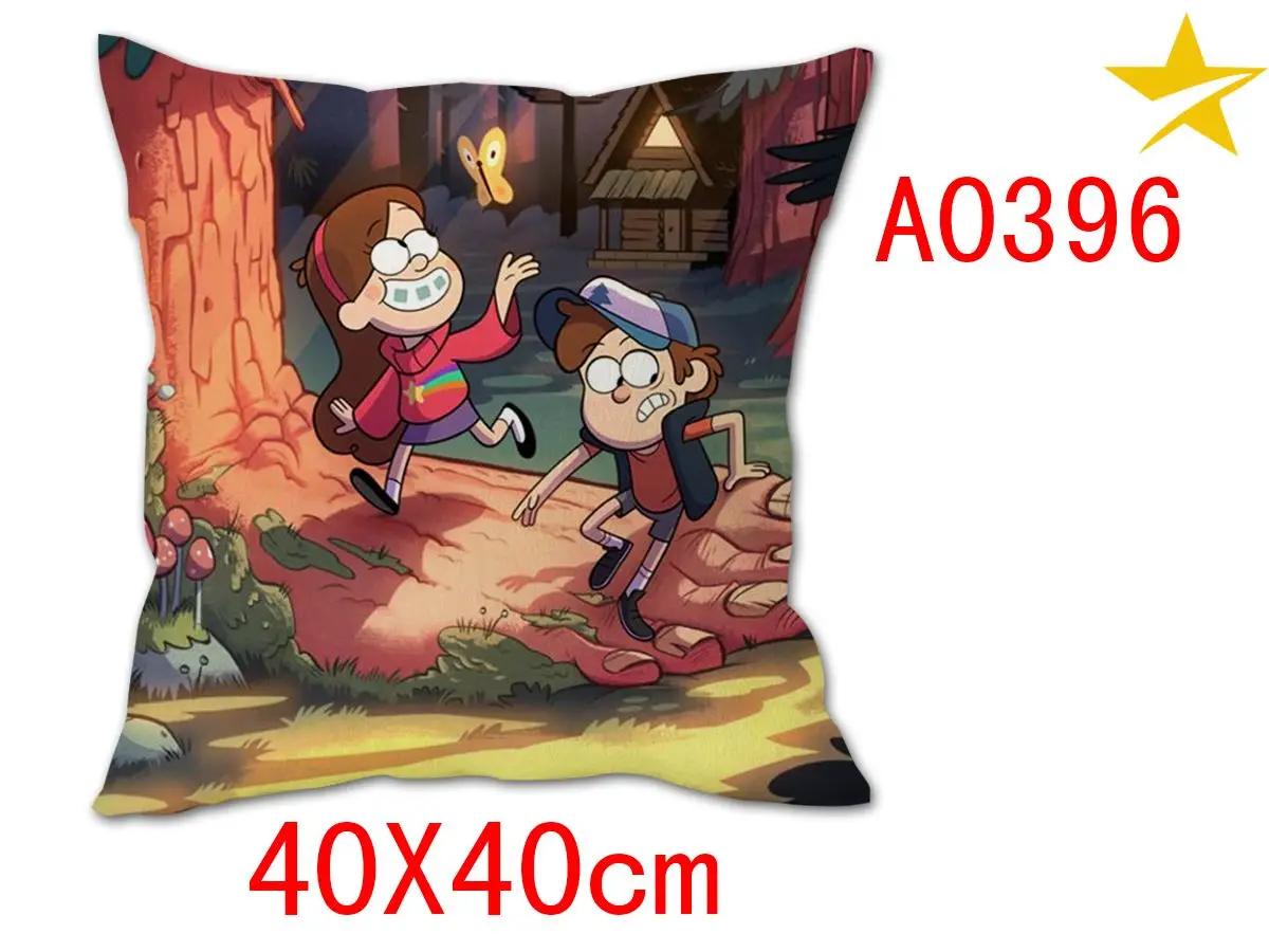 OHCOMICS 40*40 см аниме Гравитация Фолс Диппер Мейбл шифр счета персик кожура Подушка