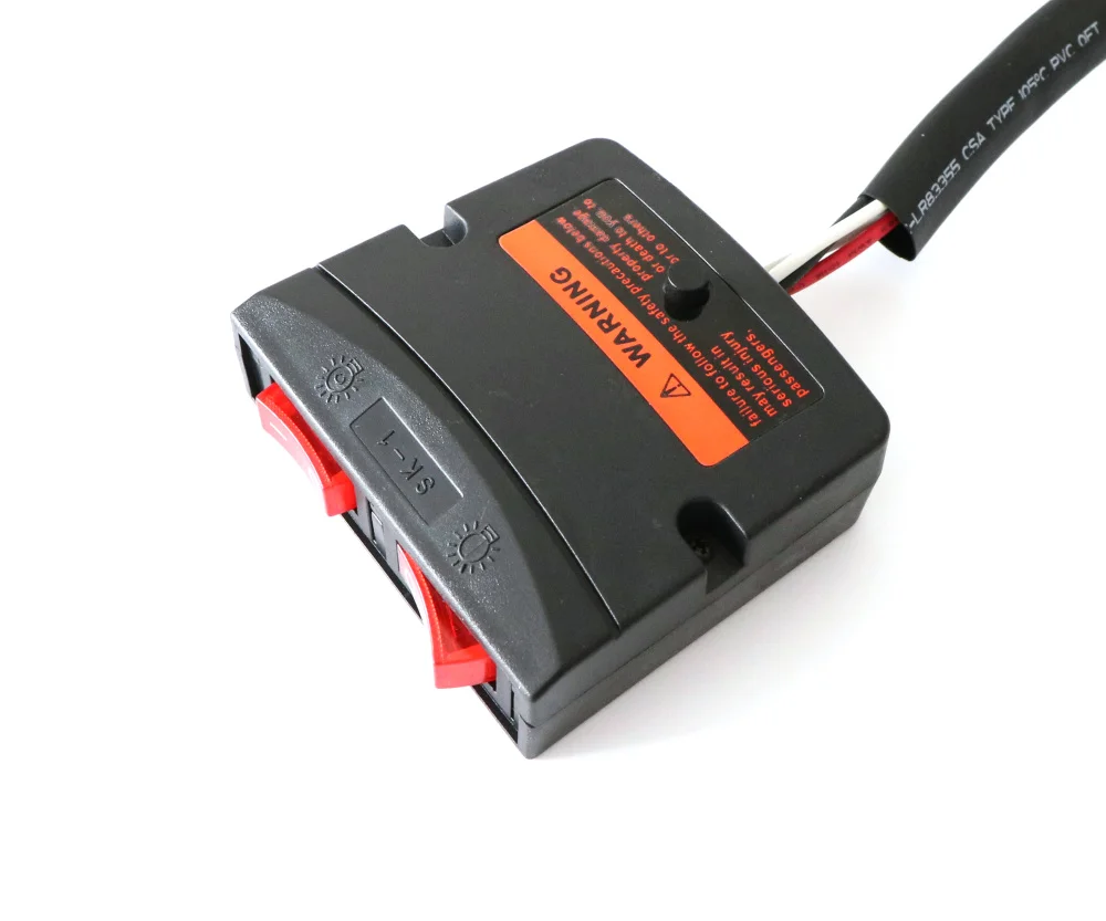 A Default Switch CIRION 4" 88 светодиодный Автомобильный светодиодный аварийный стробоскопический светильник s мигающий маячок восстановление полицейский рабочий светильник бар Yello белый зеленый 24 В - Цвет: A Default Switch