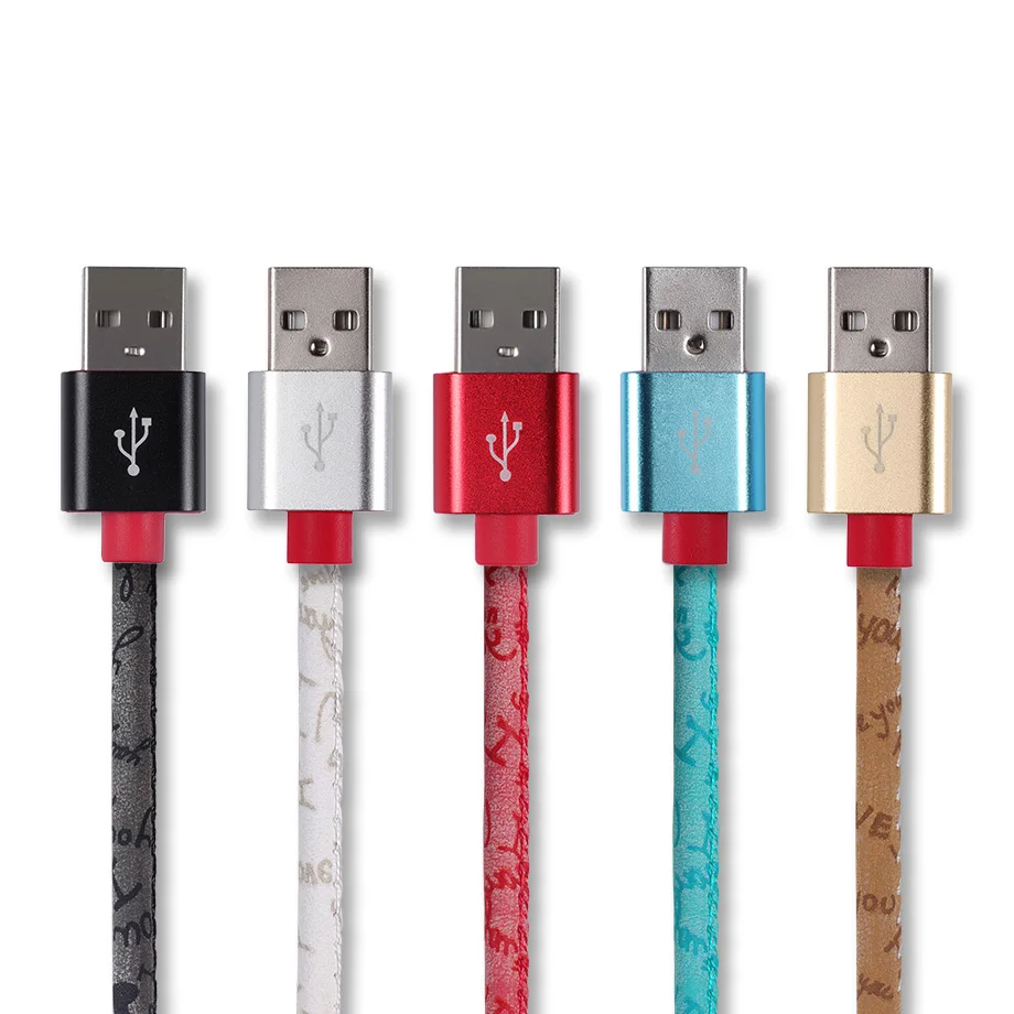 Olaudem USB Micro usb кабель для передачи данных samsung android 1 м из искусственной кожи зарядки