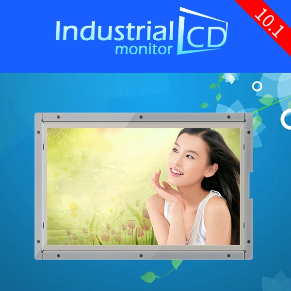 Лидер продаж! 10.1 дюймов широкоформатный монитор TFT с HDMI &quotпромышленный ТВ 1024*600