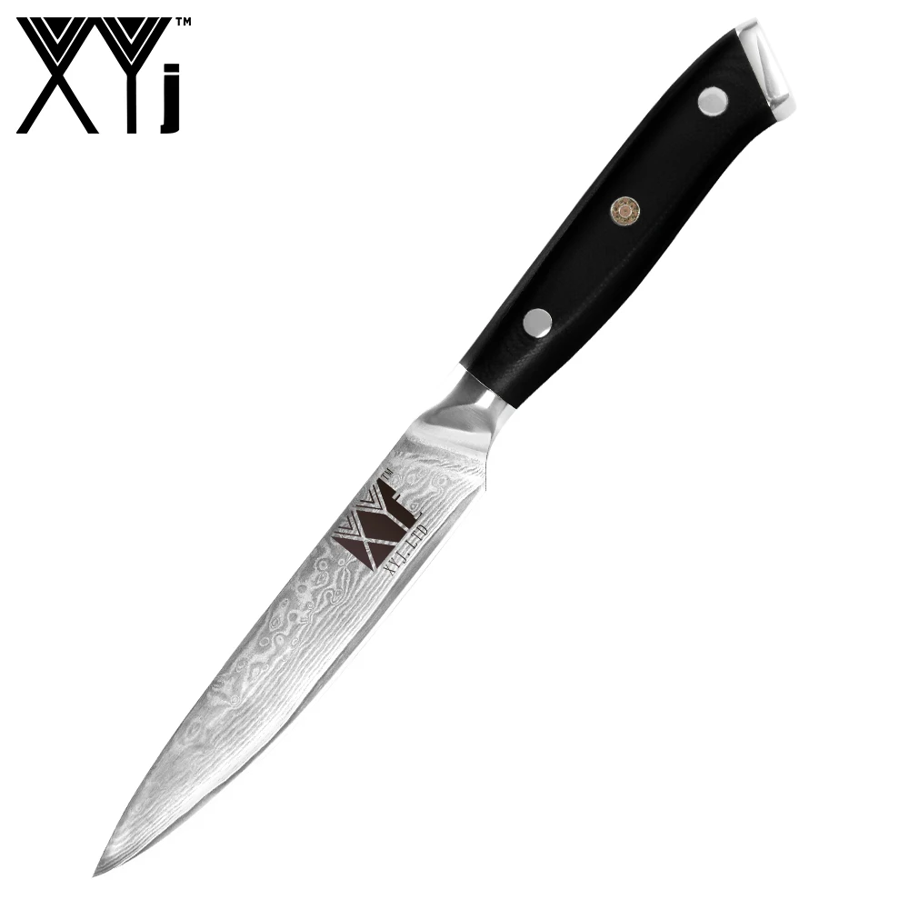 XYj 3 5 ''нож для очистки овощей 5'' нож из дамасской стали VG10 цветной с