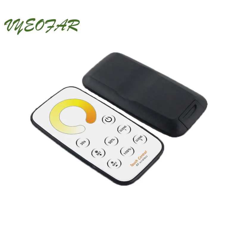 Светодиодная лента CT CCT контроллер T2 + R4 NW WW RF сенсорный беспроводной 5050 3528