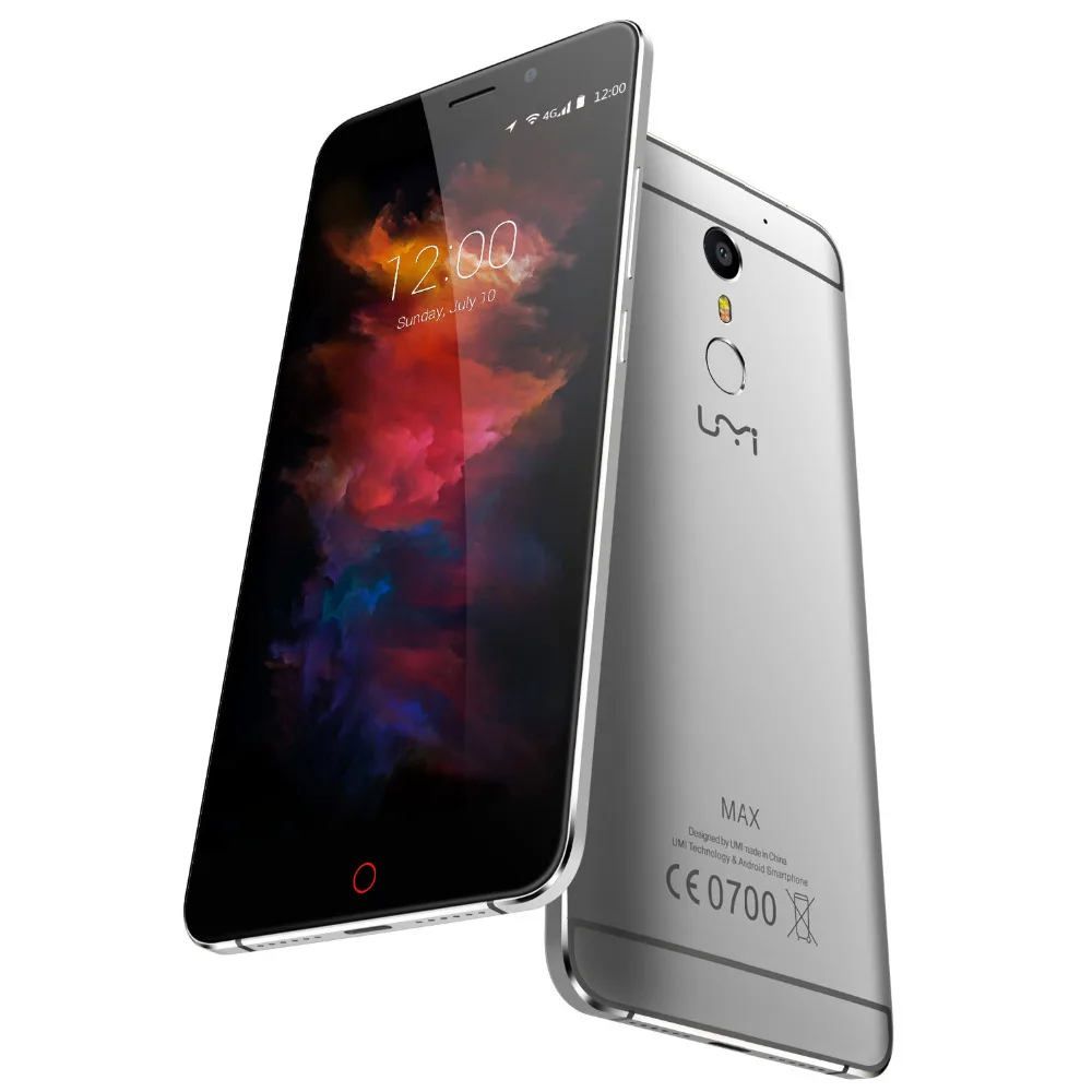 Umidigi UMI Макс смартфон 5 inchMediaTek Helio P10 Octa Core Android 6 0 4000 мАч 3 ГБ + 16 13MP 1080 P отпечатков