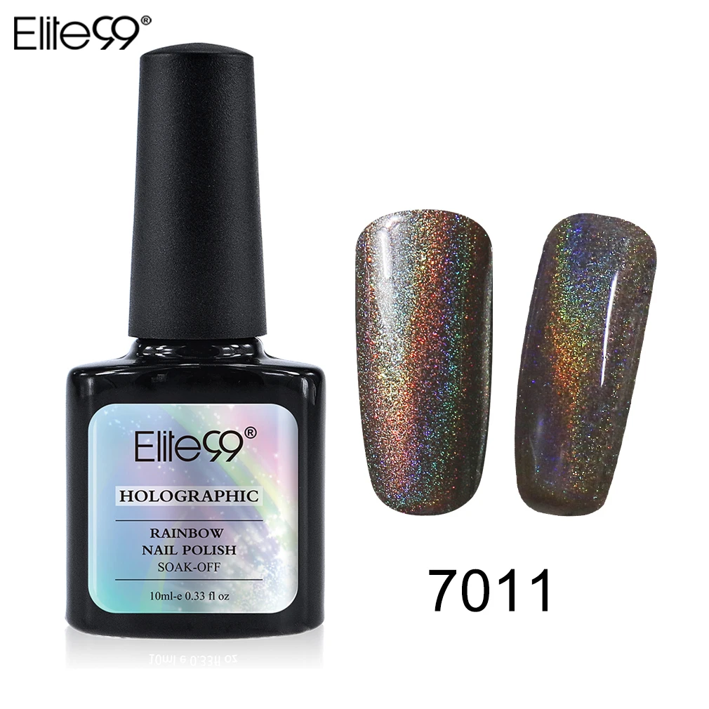 Elite99 Rainbow Color Nail Polish 10ml Manicure For DIY Art Design No Wipe Top Coat Needed Lacquer | Красота и здоровье