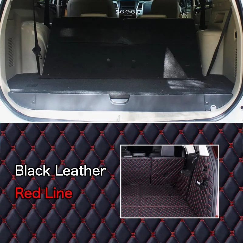 Защитный коврик для заднего багажника из искусственной кожи Mitsubishi Pajero| |