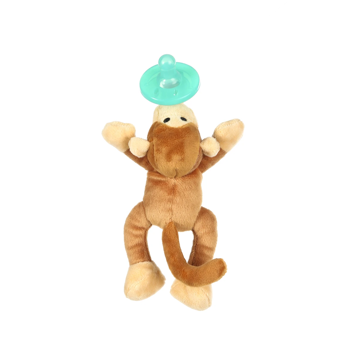 Серый Pudcoco младенец ребенок Soothie мальчик девочка дети милые животные Ортодонтическая соска пустышка аксессуары для кормления - Цвет: Серый