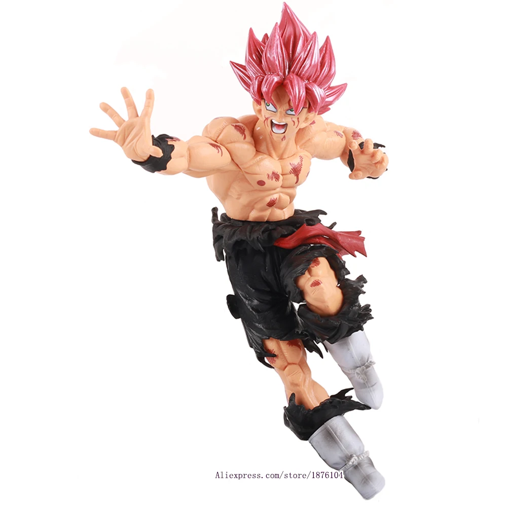 В стиле аниме Ди: B Dragon Ball Z Супер Saiyan Goku фигурку Brinquedos Son Goku-Цвета: черный красный