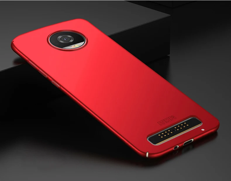 Для Motorola Moto Z2 Play чехол Mofi Жесткий задний полный чехол для Moto Z2 Play XT1710 Роскошные ультратонкие Пластиковые чехлы 5,5"