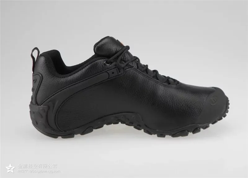 Новое поступление Merrell Мужская Уличная походная обувь, черная кожаная верхняя обувь