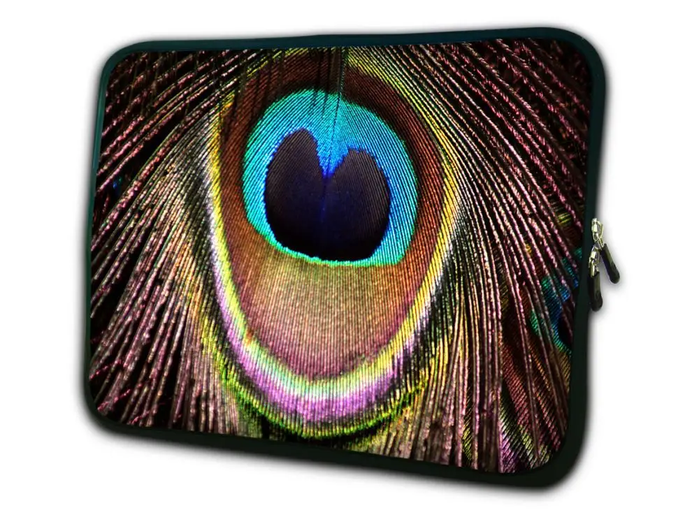Чехол с павлиньим пером 12 &quotиз мягкого неопрена для ноутбука сумка Samsung Google 11 6&quot