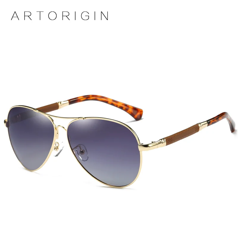 Солнцезащитные очки-авиаторы Мужские поляризационные роскошные брендовые