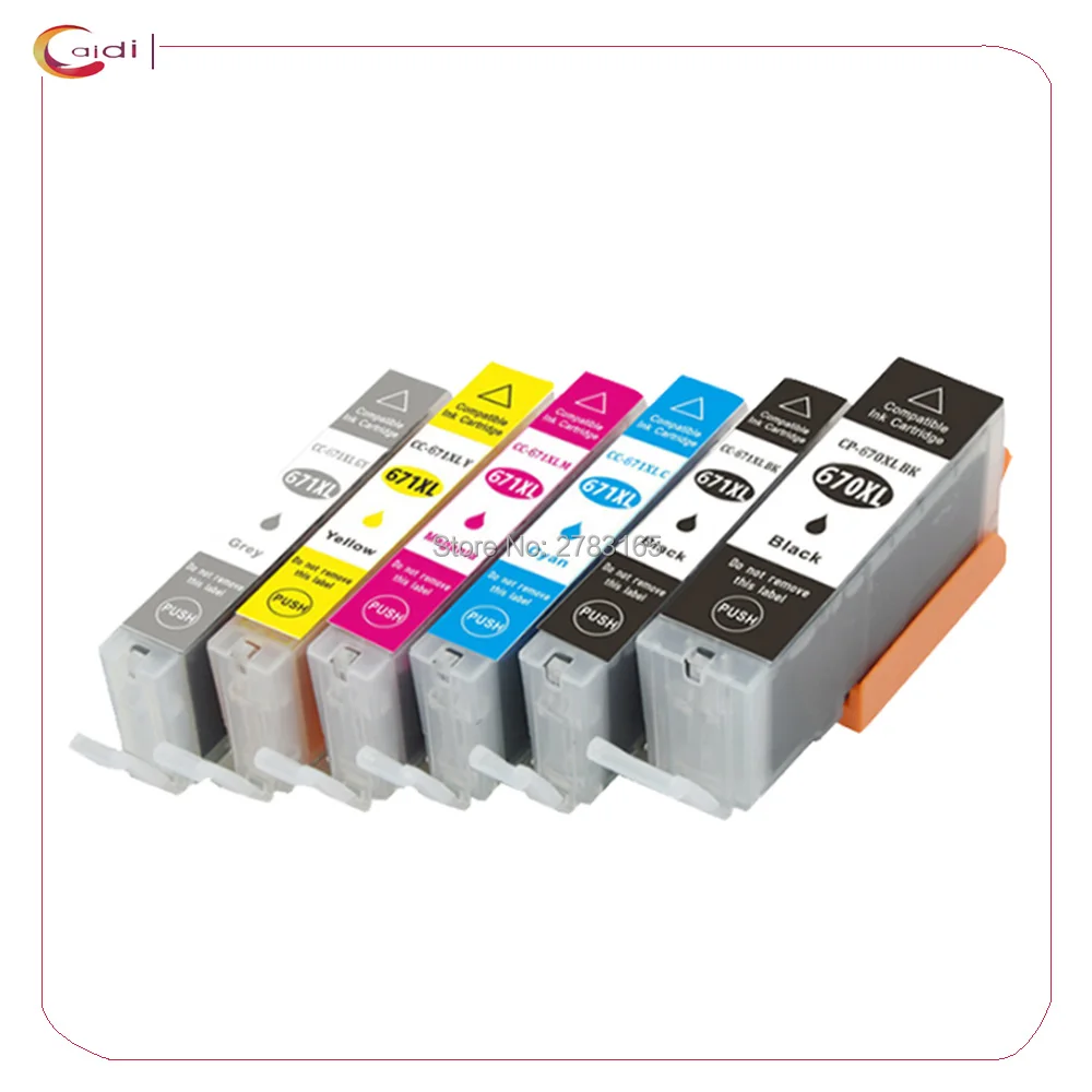 6 шт. картриджи для струйных принтеров Canon|cartridge for canon|inkjet cartridgecartridge printer |