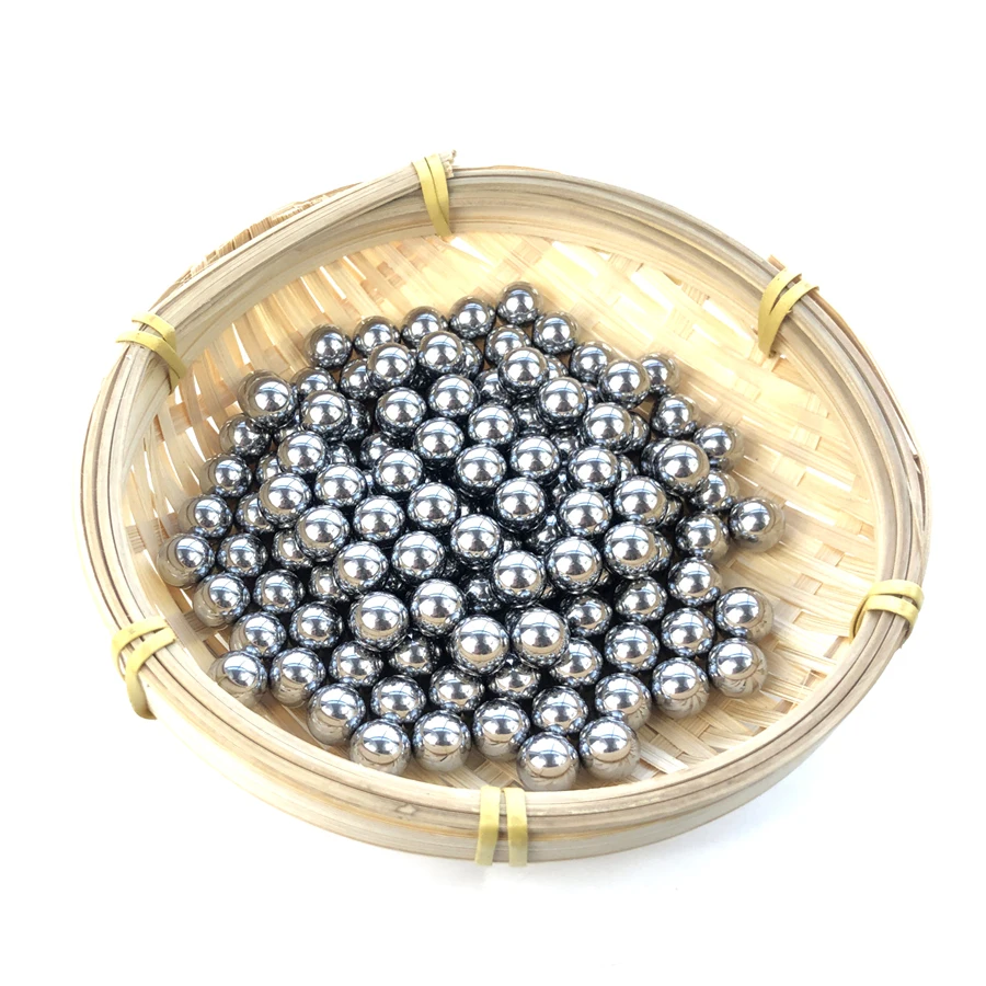 

100pcs Big 9mm 10mm 12mm 14mm 16mm Diameter Slingshot Bands Sling Shot Stainless Steel BB Balls Hunting Shooting Paintball Pouch