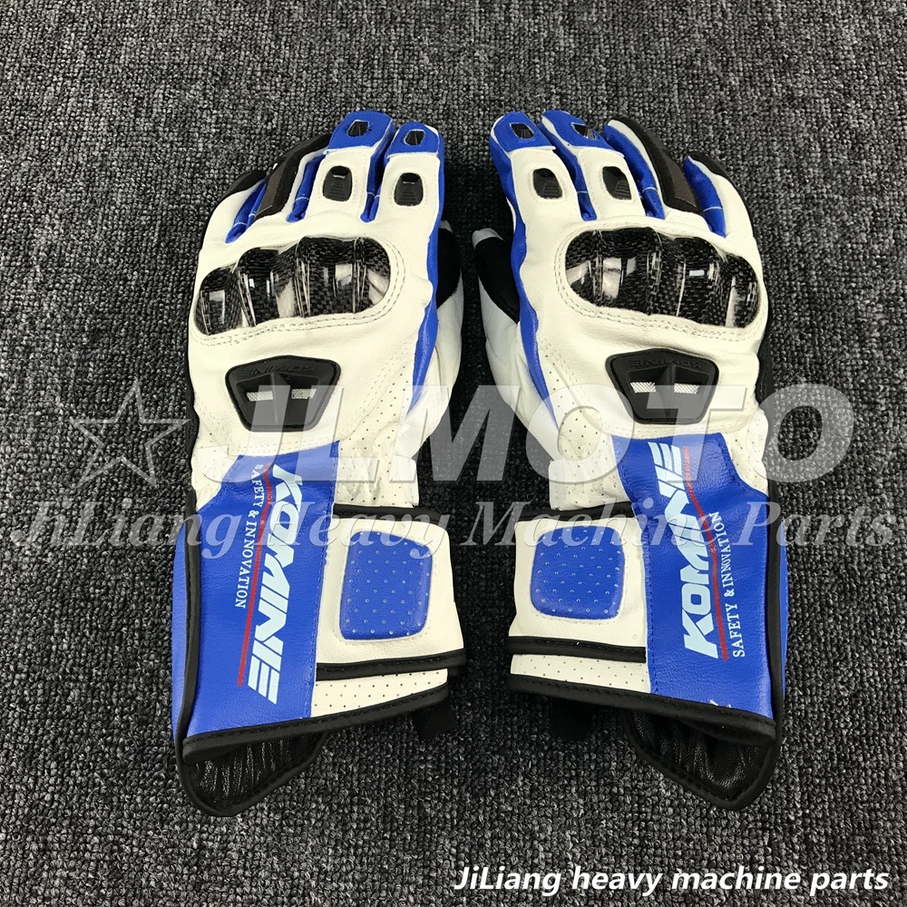 Komine GK198 мотоциклетные кожаные перчатки для верховой езды длинные с сенсорным