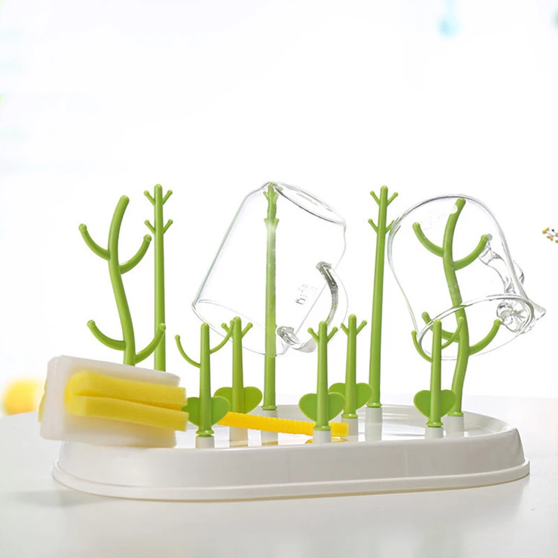 Сушилка для детских бутылочек полка кормления милые соски в форме дерева