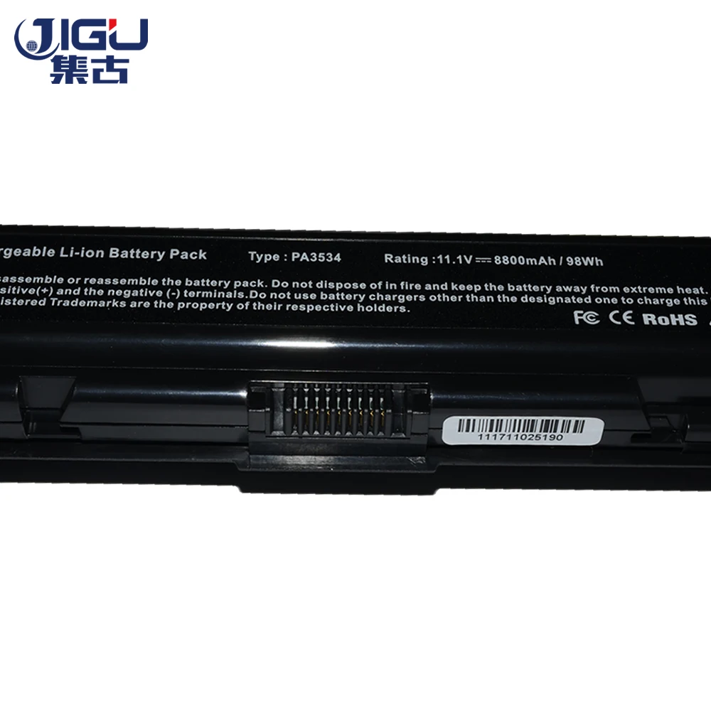 Черный ноутбук JIGU Taptop для TOSHIBA Satellite A350 A350D A355 A355D A500 A505 A505D L201 L203 L300 L300D L305 L305D L500 |