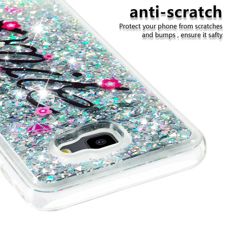 Модный Блестящий Мягкий силиконовый чехол для телефона с сыпучим песком и жидким