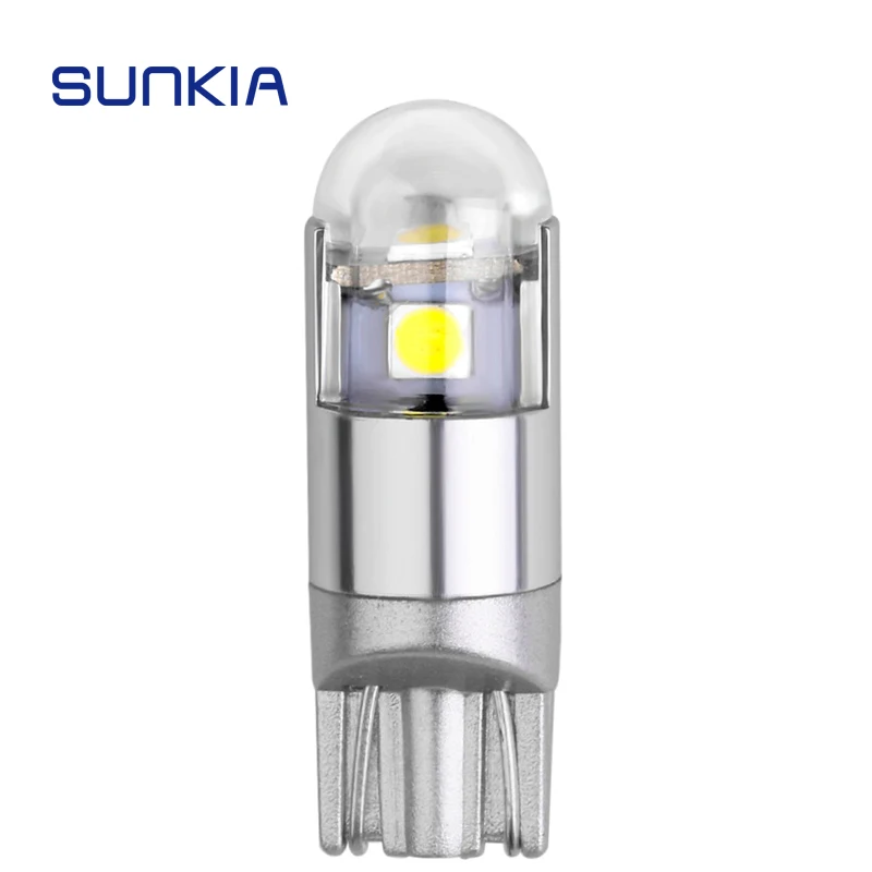 

Светодиодный светильник SUNKIA T10, 1 шт., для лампы багажника, белого цвета, 3SMD, 3030, 194, 168