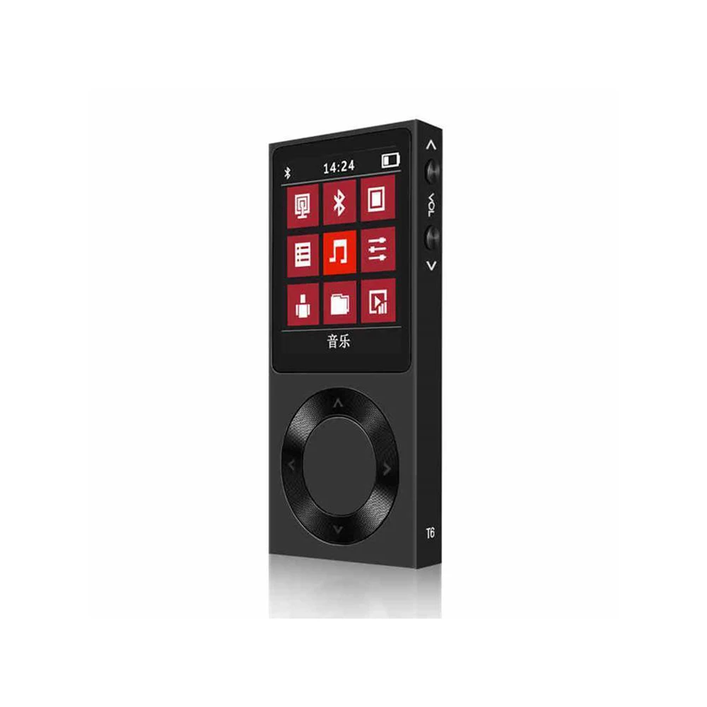 Новейший BENJIE T6 24 бит/192 кГц DSD Bluetooth начальный уровень HiFi без потерь Музыкальный MP3 Плеер 1," ЖК-экран цифровой аудио плеер DAP