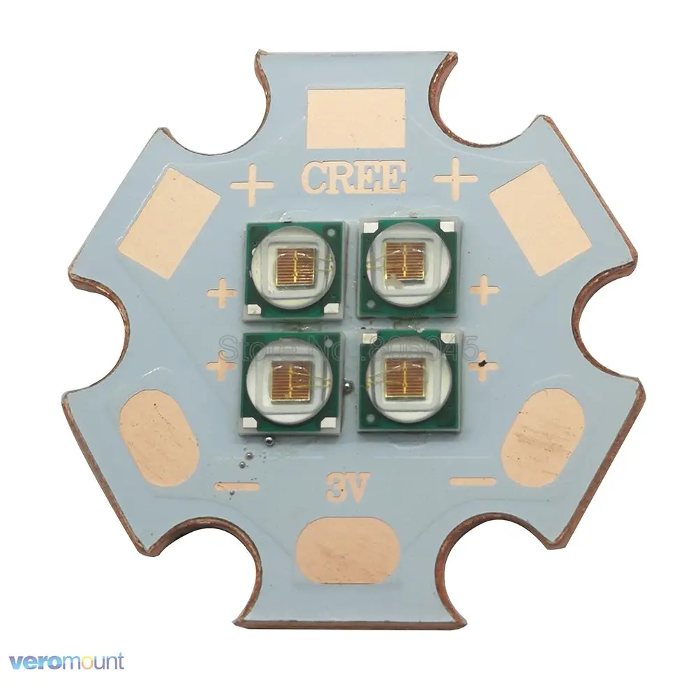 5x3 В/6 в/12 В Epi led s 3535 4 чипа 18 Вт высокомощный светодиодный излучатель для