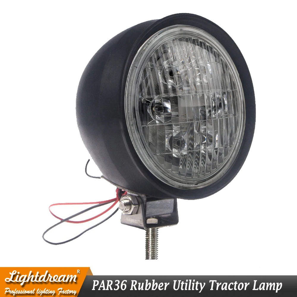 Par 36 круглый вспомогательная лампа резиновый корпус 12V 24V лампы накаливания Par36