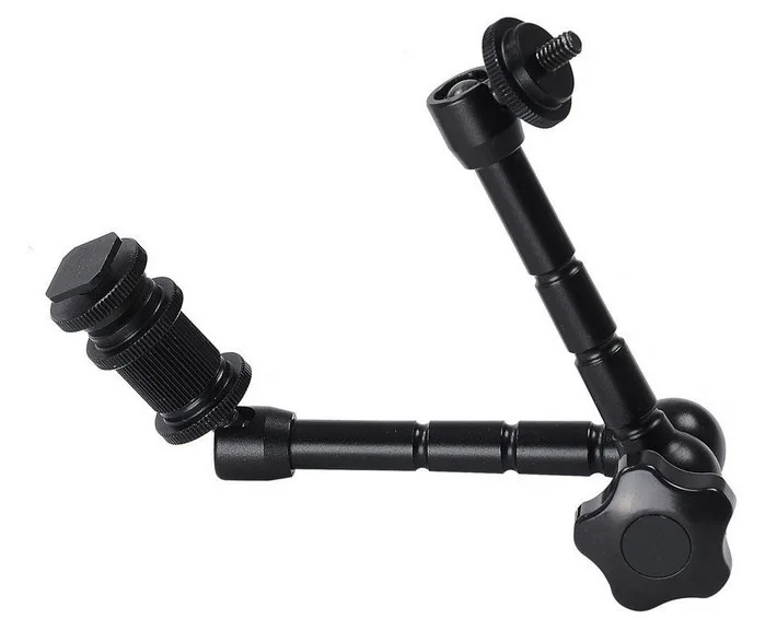 11 дюймов Friction Articulating Magic Arm ЖК-дисплей кронштейн 1/4 крепление типа Горячий башмак для камеры DSLR видеорегистратор с экраном флэш-Камера кронштейн