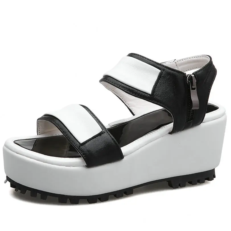 2019 туфли лодочки женские нейлоновые Туфли оксфорды на платформе с ремешком