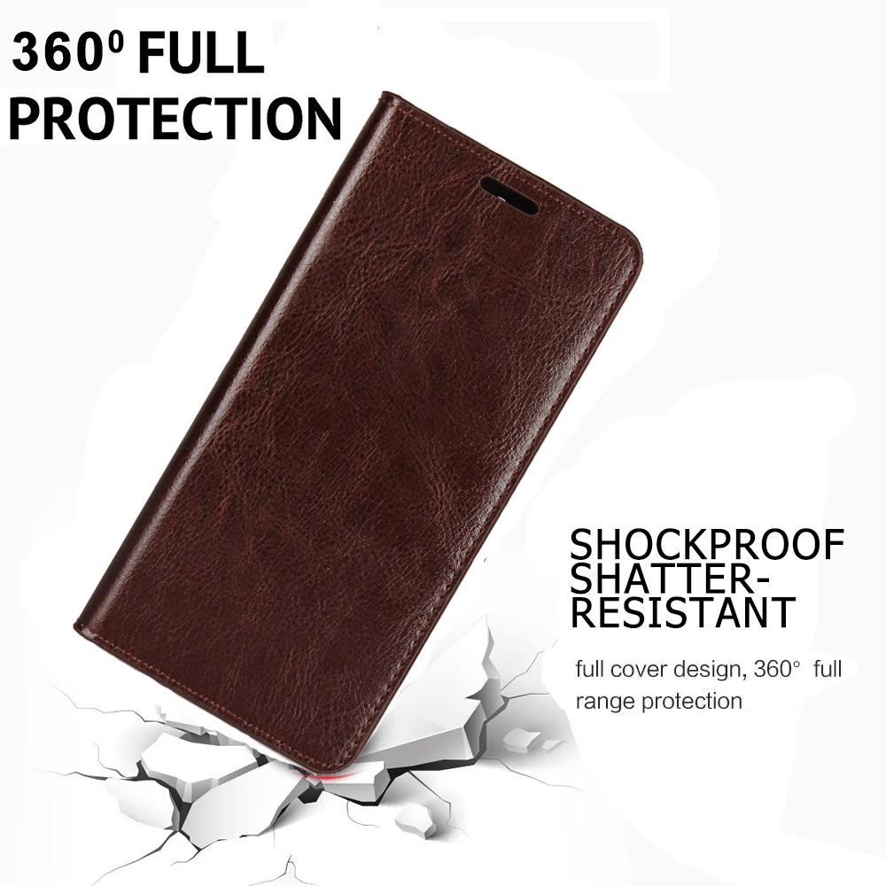 Классический чехол-книжка из натуральной кожи для Xiaomi Redmi K20 7A 6 6A 6 Pro, чехол-кошелек для Redmi Note 7 Hongmi Note 6 5 4X 5A Prime
