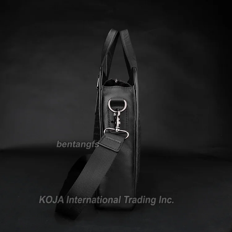 Роскошные трикотажные полный зерна натуральной кожи мужчины портфель деловая