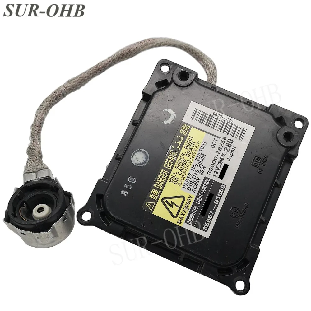 GS450 85967-51050 Ксеноновые DDLT003 85967-52020 D4S фар KDLT003 балласт 39000-78258 для Avensis V40 ES350 RX350