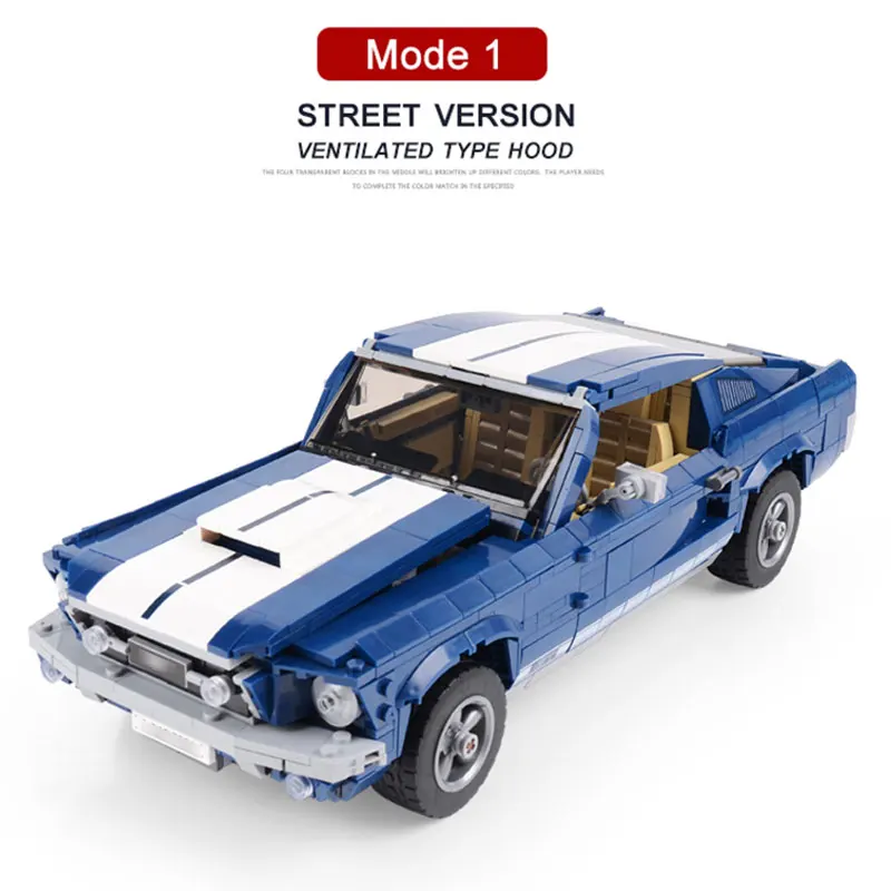 Эксперт Ford Mustang совместимый 10265 набор строительных блоков Кирпичи собранные