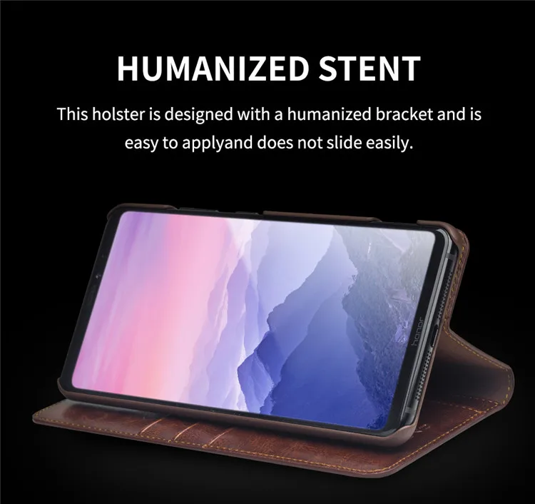 QIALINO Модный чехол-книжка из натуральной кожи для huawei Honor Note 10, роскошный чехол ручной работы с кармашком для телефона Honor Note10