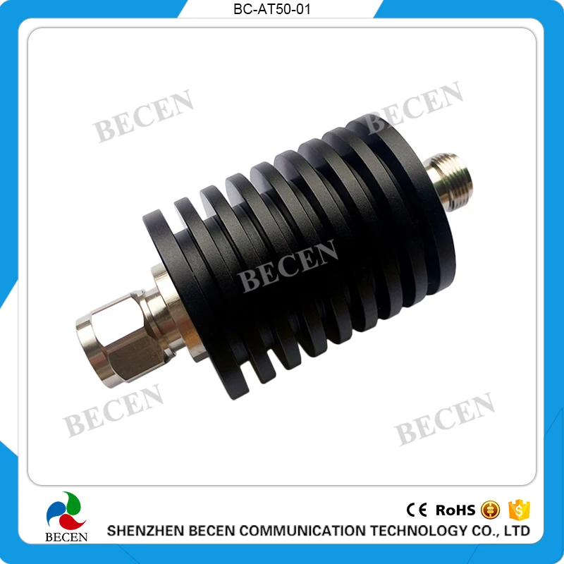 50 Вт N JK RF коаксиальный Фиксированный аттенюатор DC 3Ghz ом 1 дБ 2 3 5 6 10 15 20 30 40