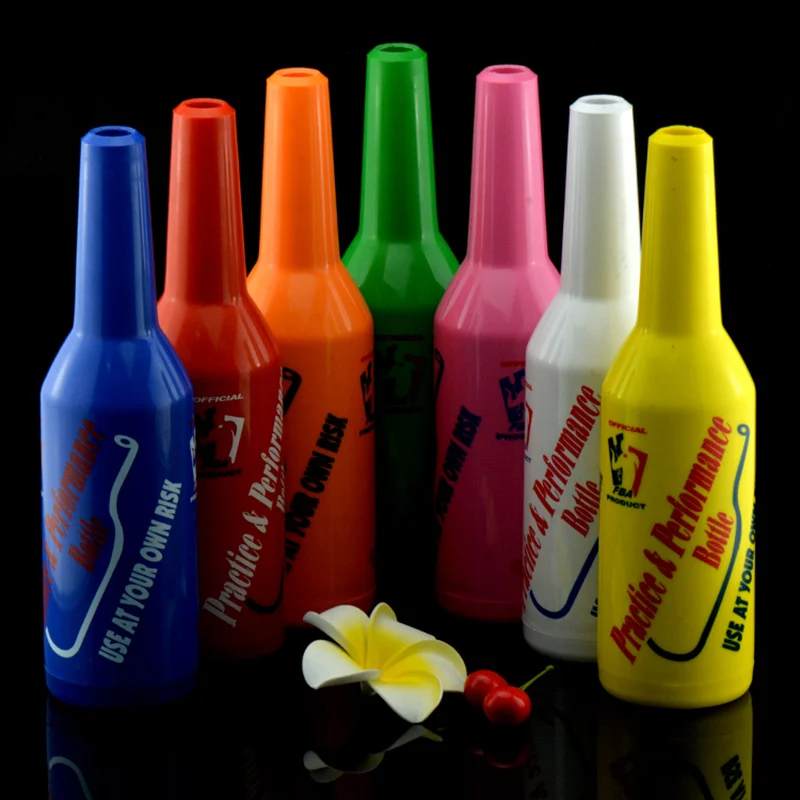 Free Shipping Multiple color Flair  Bottles For Bartender Practice Cocktail Shaker Bar Pub Bottle Bar Tool Bar Accessories images - 6