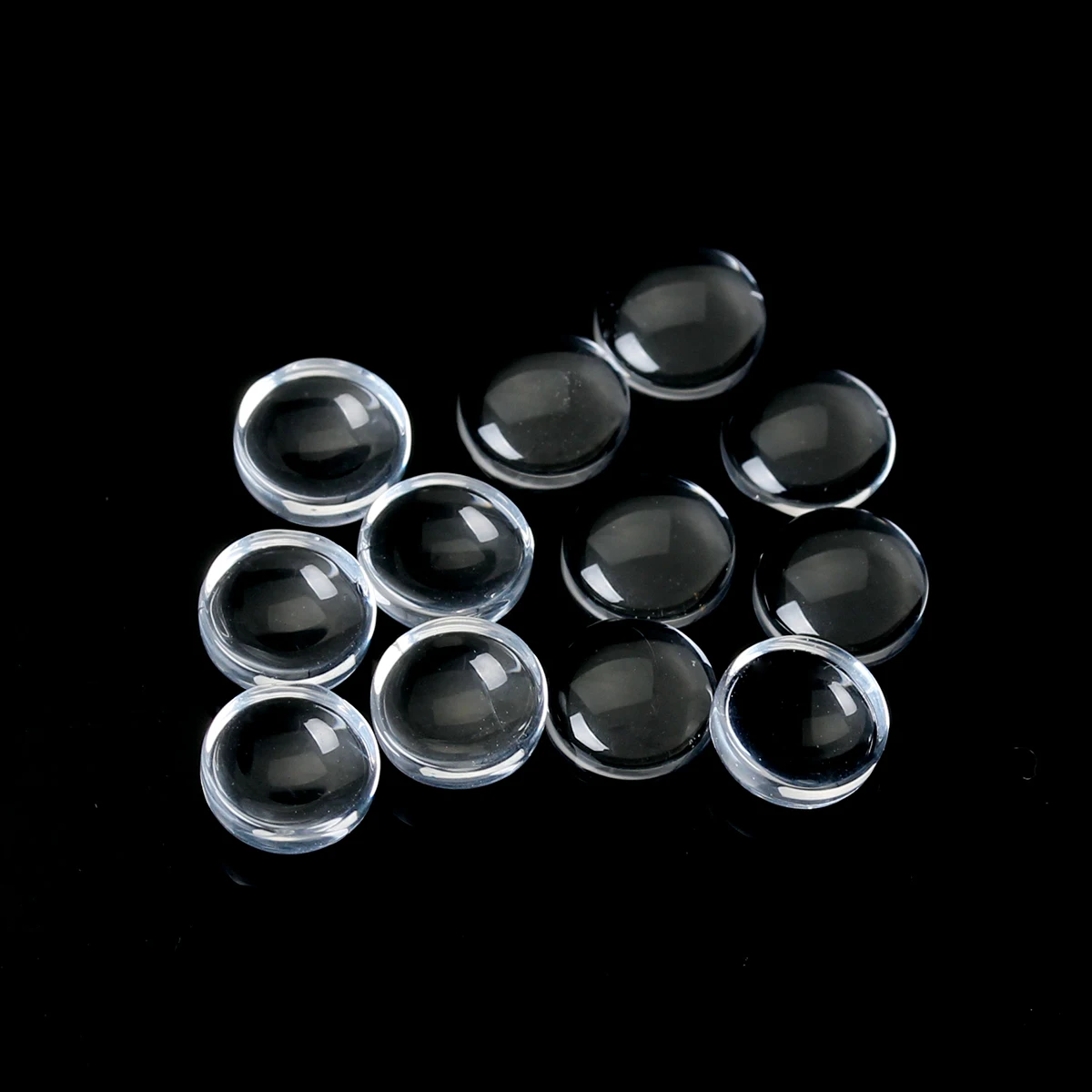 DoreenBeads прозрачное стекло купольное уплотнение круглый кабошон с плоской задней