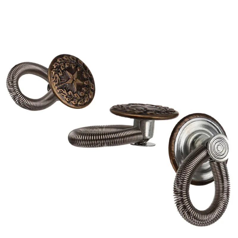 6 шт. эластичные штаны для мужчин и женщин с металлической кнопкой|Пуговицы| |