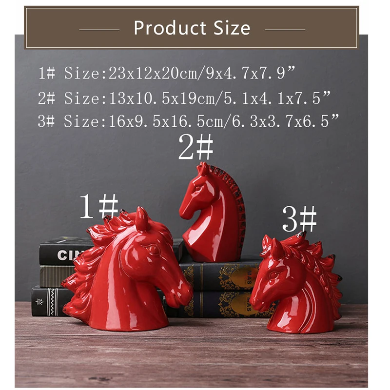 

Ceramic Horse Home Decoration Luxury Europe Resin Gift For Wedding Creative Christmas Valentine's Day Birthday The Most Fun Toys
