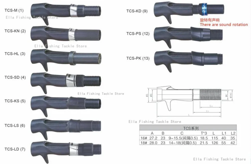 Стандартные спусковые катушки TCS 16 #18 # графитовые катушечные сиденья удочка