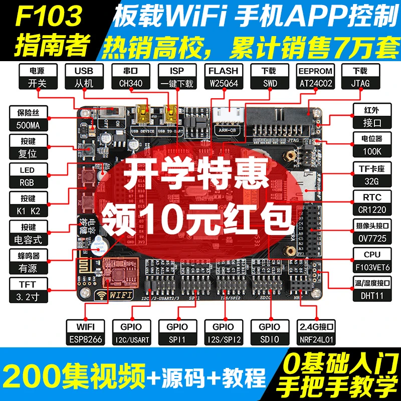 STM32 разработка ment board с WIFI модулем ARM 51 MCU F103 | Обустройство дома