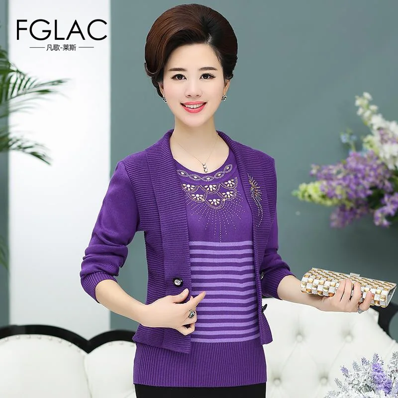 Женские свитера FGLAC новинка 2020 Осенние вязаные пуловеры элегантные облегающие из