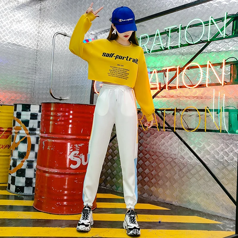 Комплект одежды для хип хопа спортивная одежда современного танца хоп комплект