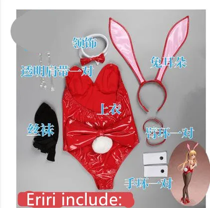 Utaha Hyodo Michiru Saekano: как растить скучную подругу Kato Megumi Utaha Eriri Bunny Girl соблазнительный костюм для косплея - Цвет: Utaha