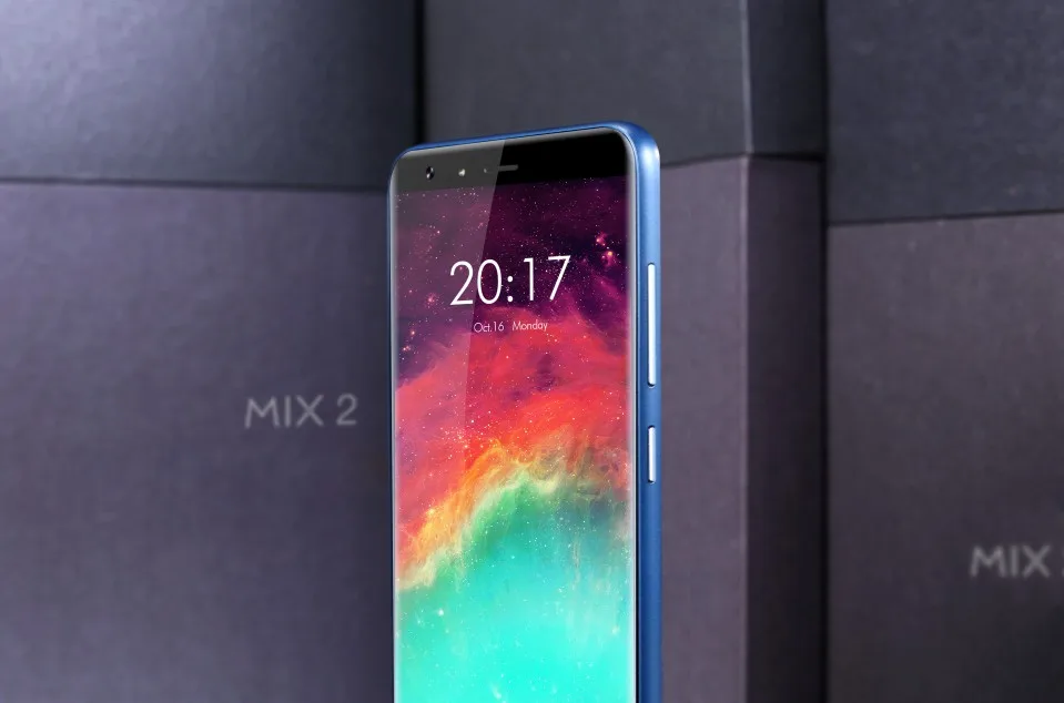Ulefone Mix 2 5,7 дюймов HD+ 13 МП Две камеры мобильный телефон MTK6737 четырехъядерный Android 7,0 2 ГБ+ 16 Гб отпечатков пальцев 4G смартфон
