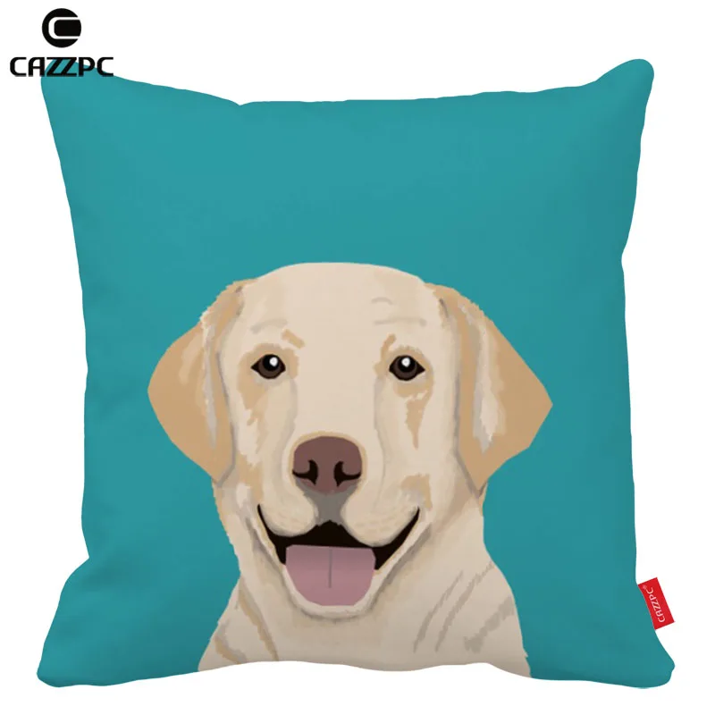 Бирюзовый любовь Лабрадор бульдог кошка собака печати заказ автомобиля Чехлы
